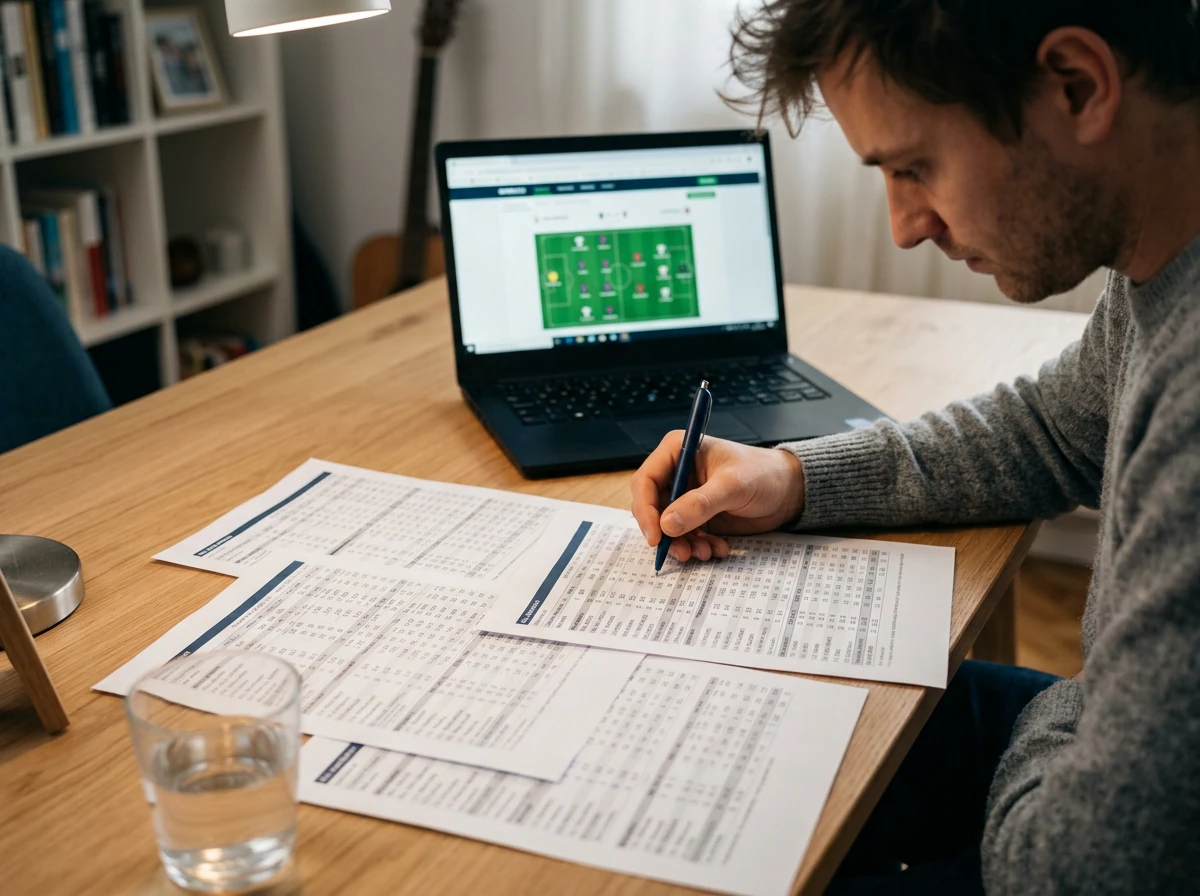 Proceso de selección de apuestas de fútbol para hoy con checklist de análisis